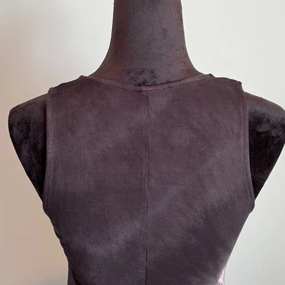 NWT Deborah Viereck Black Tie-Dye Midi Dress - Picture 6 of 10